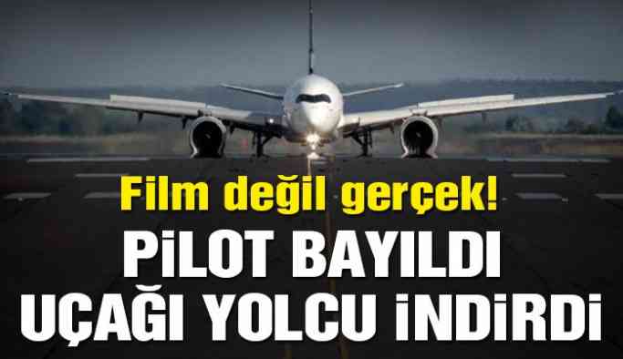Pilot bayıldı, uçağı pilot olan bir yolcu indirdi