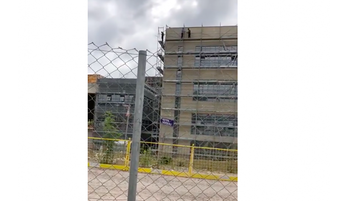 Şehir Hastanesi inşaatında 5 işçiden intihar girişimi...