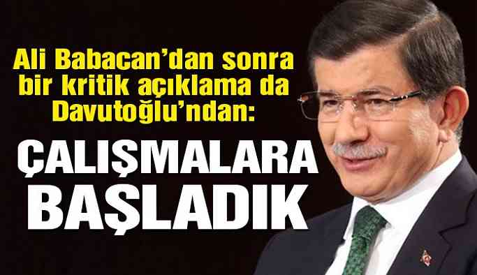 Son dakika! Davutoğlu’ndan yeni parti sinyali: Çalışmaya başladık!