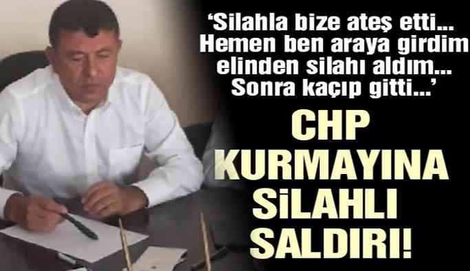 Son dakika...CHP Genel Başkan Yardımcısı Veli Ağbaba'ya silahlı saldırı
