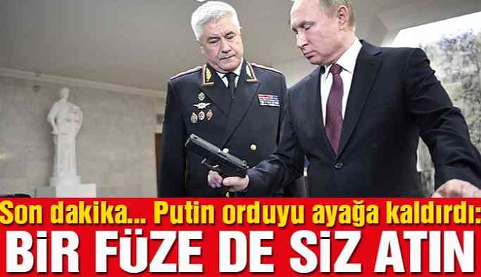 Son dakika…Putin orduyu alarma geçirdi: Karşılık için hazır olun