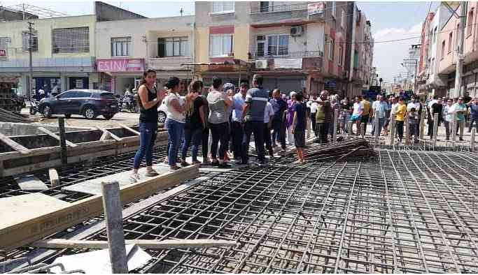 Tamamlanmayan ıslah çalışmaları mahalleliyi isyan ettirdi