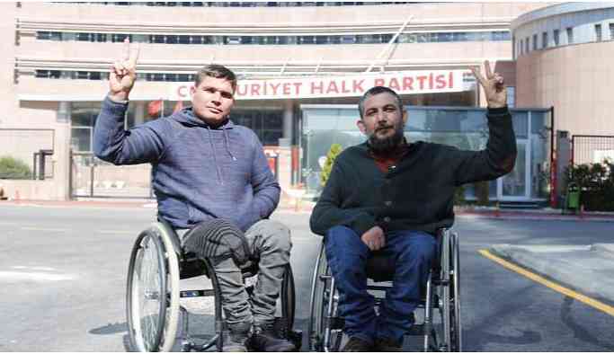 CHP Genel Merkezi önünde eylem!