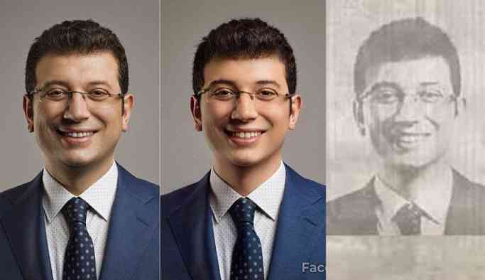 Ekrem İmamoğlu’nu faceapp’ta gençleştirip, sahte belge ürettiler!