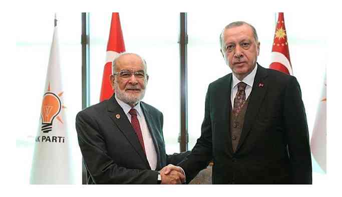 Karamollaoğlu’ndan Erdoğan’a ziyaret