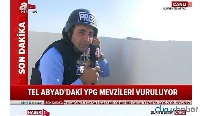 A haber bu sefer TRT'ye yakalandı: Ateş altındaymış gibi çek!