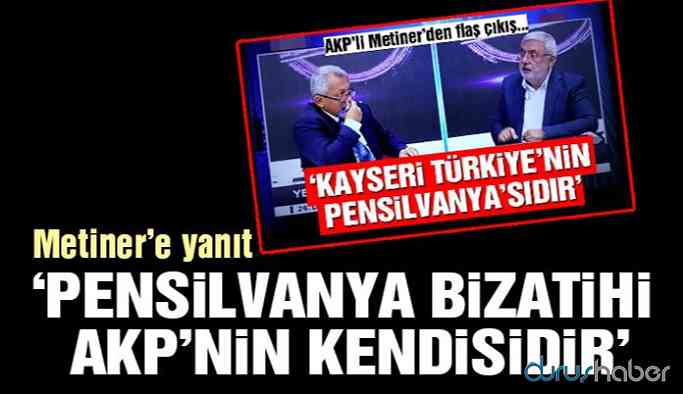 Arık: Pensilvanya bizatihi AKP’nin kendisidir