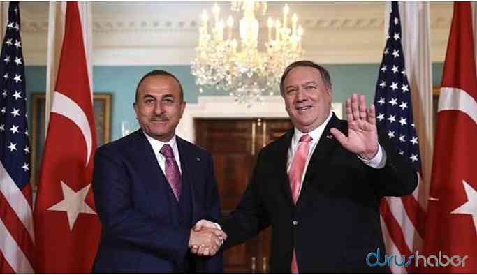 Çavuşoğlu mevkidaşı Pompeo ile görüştü