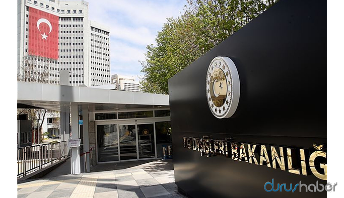 Dışişleri Bakanlığı'ndan harekat açıklaması!