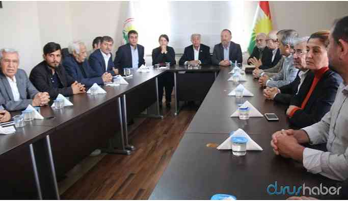 HDP Eş Genel Başkanları Kürt partileriyle bir araya geldi