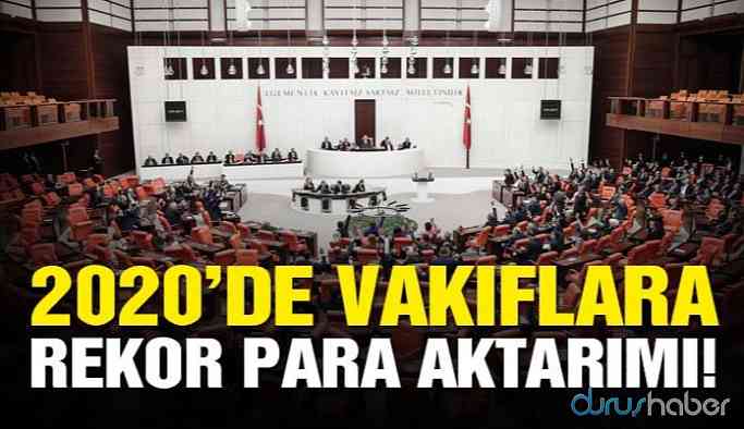 2020’de vakıf ve derneklere rekor para aktarımı!
