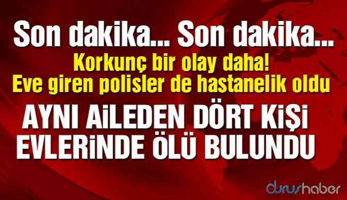 Antalya’da 4 kişilik aile ölü bulundu