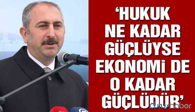 Bakan Gül’den yargı reformu yorumu