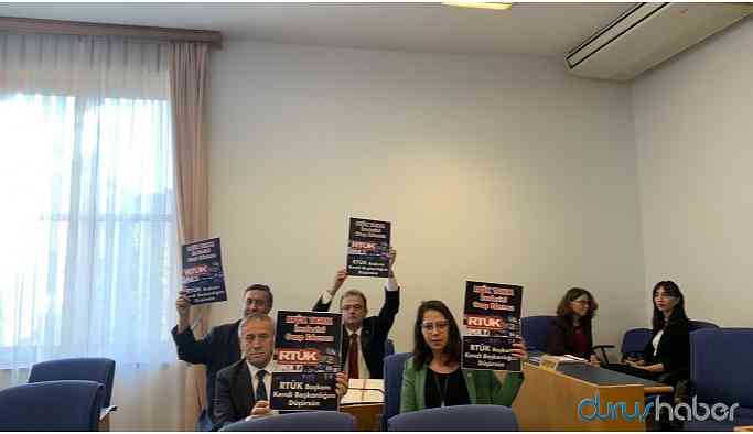 CHP’den komisyonda RTÜK protestosu
