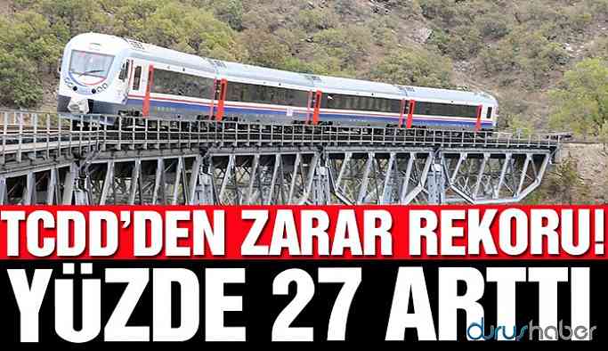 Demiryollarından zarar rekoru
