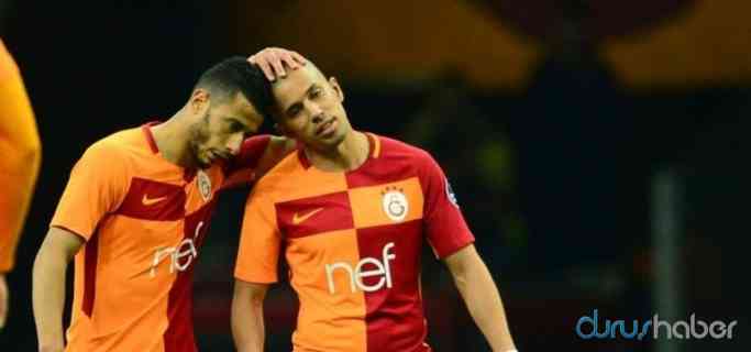 Galatasaray'da Belhanda ve Feghouli ile özel görüşme