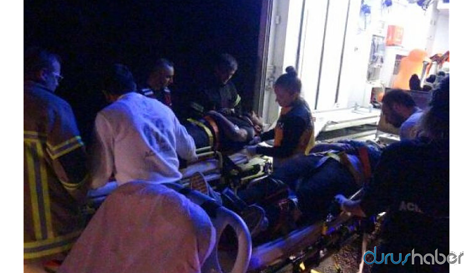 İşçi servisi şarampole yuvarlandı: 24 kişi yaralandı
