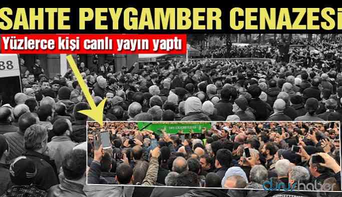 'Sahte peygamber' cenazesinde ‘canlı yayın’ izdihamı