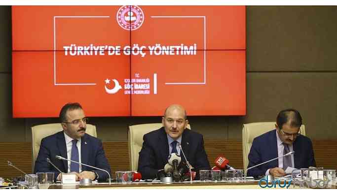 Soylu: Türkiye’de 5 milyon 74 bin 908 yabancı bulunuyor