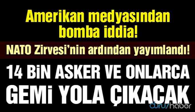 ABD 14 bin asker ve onlarca gemi gönderiyor