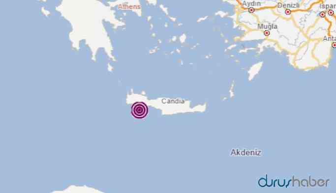 Akdeniz'de deprem