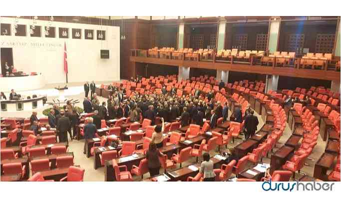 Bütçe görüşmelerinde tansiyon yükseldi: Vekiller birbirlerinin üzerine yürüdü