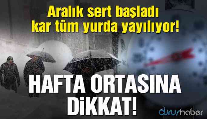 Dikkat! Meteoroloji uyardı!