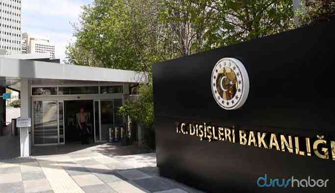 Dışişleri'nden ABD'de tepki