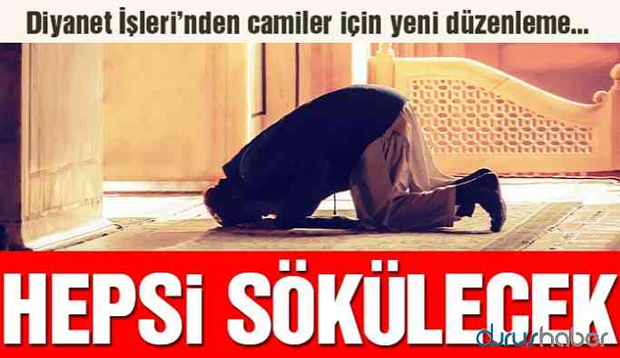 Diyanet'ten cami ve mescitler için yeni düzenleme!