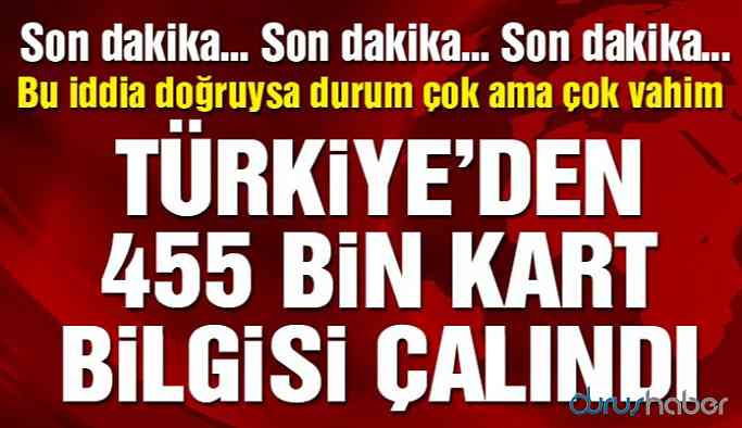 Dikkat! Kredi kartı bilgileriniz çalınmış olabilir!