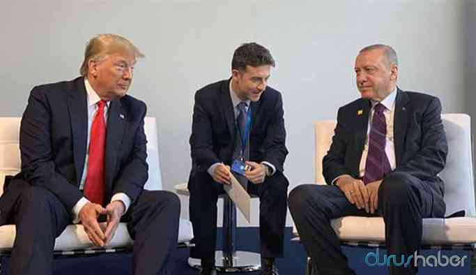 Erdoğan'la Trump görüştü
