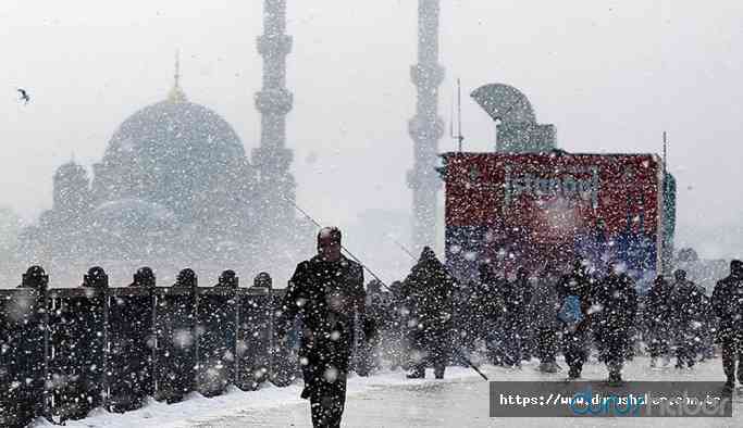 İstanbul’a kar geliyor