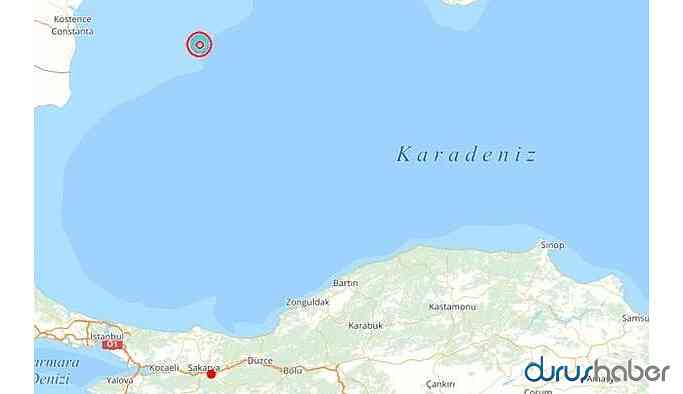 Karadeniz'de deprem