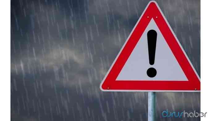 Meteoroloji'den ilk kez 'kırmızı' uyarı