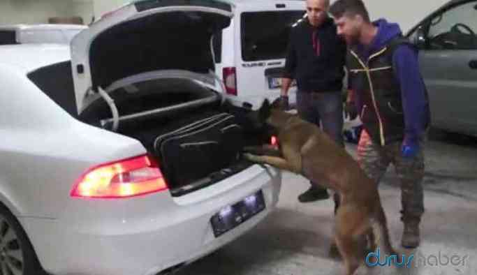 Polis memuru 121 kilo esrarla yakalandı
