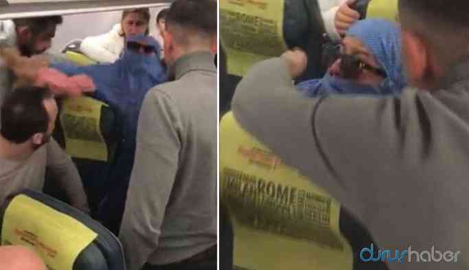Uçakta panik! 'FETÖ'cüyüm, kendimi patlatacağım'