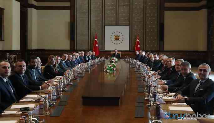Cumhurbaşkanı Erdoğan, Kulüp Başkanlarını kabul etti