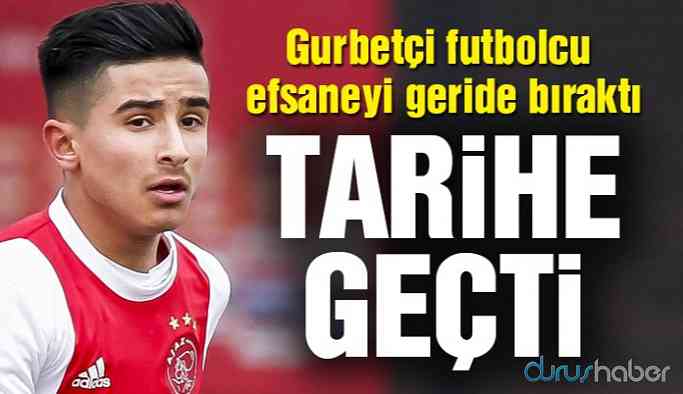 Gurbetçi futbolcu efsaneyi geride bıraktı!