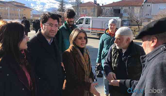 HDP Elazığ heyeti: 60 köye yardım ulaşmamış