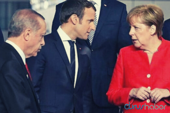 Erdoğan, Macron ve Merkel ile telefonda görüştü