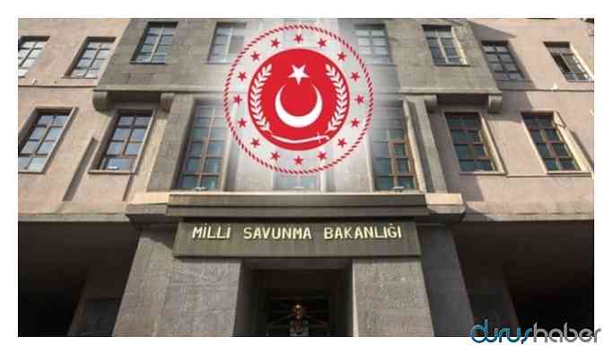 Milli Savunma Bakanlığı'den Süriye Açıklaması