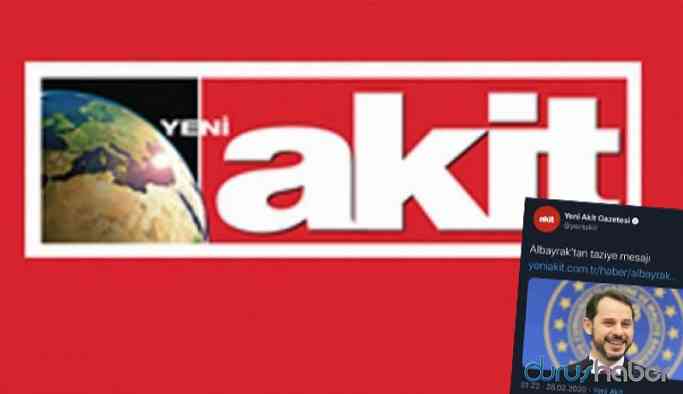 Yandaş medyadan gülümseyen Berat Albayraklı taziye mesajı