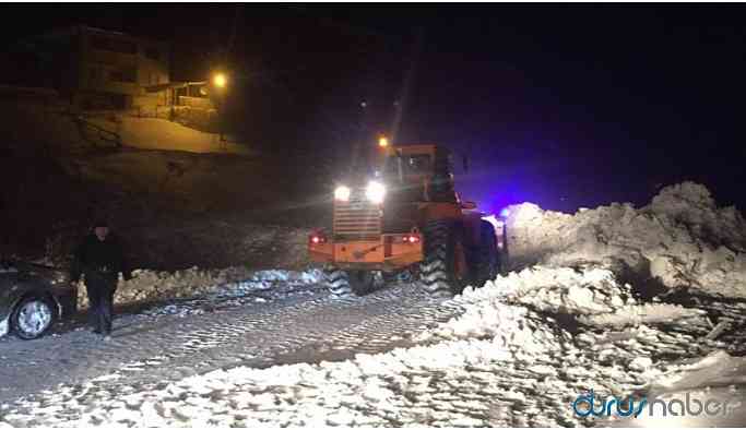 Zigana Dağı mevkiinde çığ düştü
