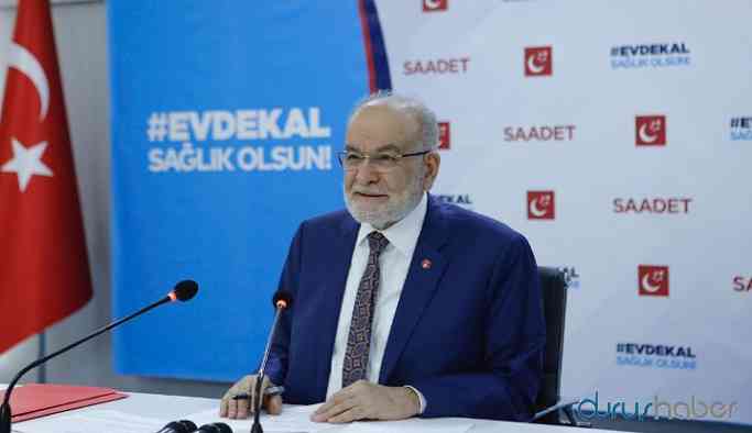 Karamollaoğlu'ndan hükümete tepki: 'Evde Kal Ama Aç Kal'
