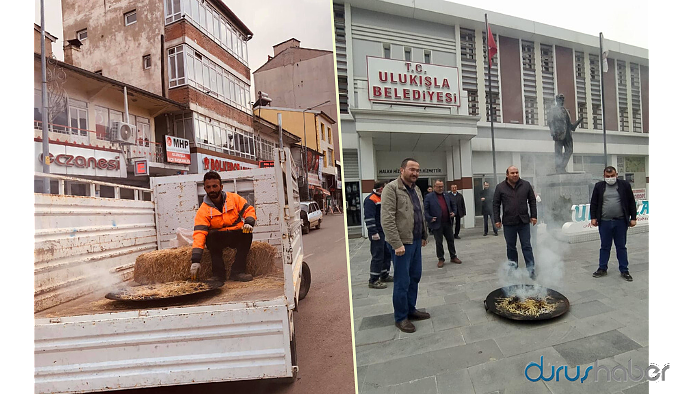 AKP'li belediyeden koronavirüse karşı tuhaf önlem