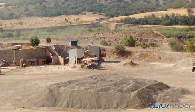 Dersim'de taş ocağına karşı kampanya