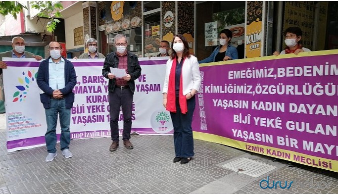 HDP Emek Komisyonu: Hayatı durduruyor, 1 Mayıs’ı kutluyoruz