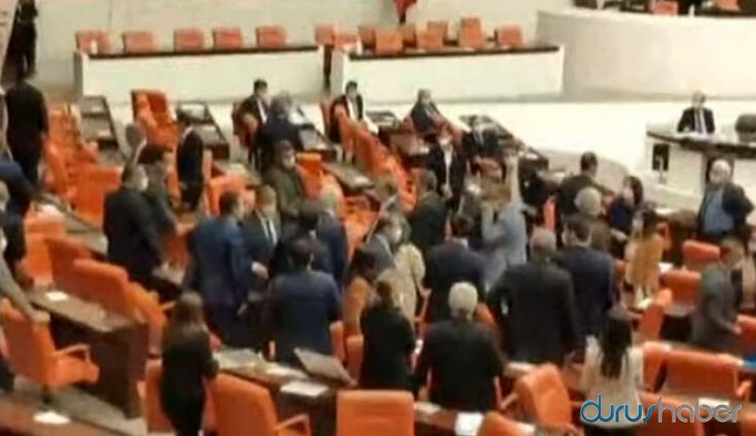 Meclis’te kavga: MHP ve HDP’li vekiller birbirine girdi