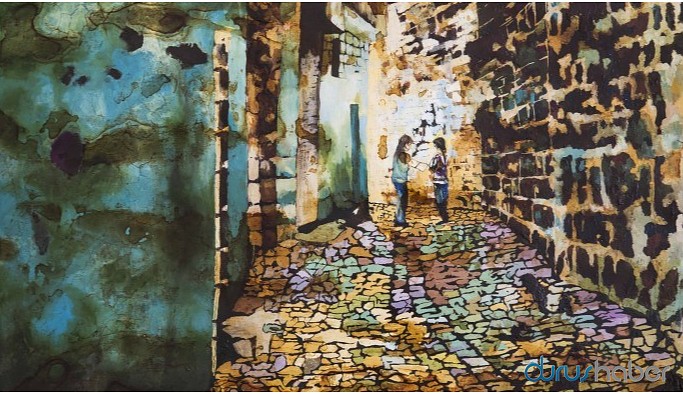Ressam Altuntaş, Sur'un yok edilen belleğini çiziyor
