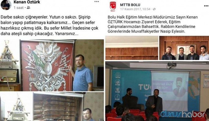 Halk Eğitim Müdürü'nden darbe paylaşımı: Geçen sefer hazırlıksız çıkmış idik